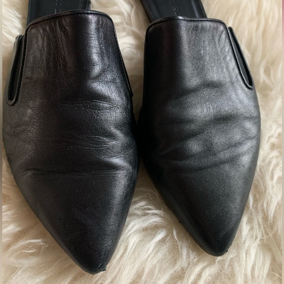 JENNI Kayne Black Leather Mules 7 - Picture 3 of 12